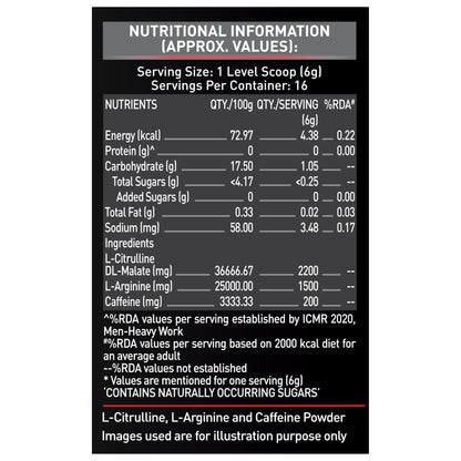 MuscleBlaze Pre Workout 200 (Fruit Splash, 16 servings, 100g) | 200mg C- image 5