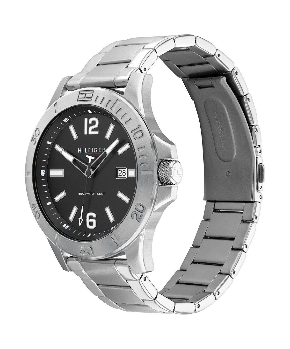 Tommy Hilfiger Grey Dial Round Shaped Sport Men Analog Watch_TH1791995W