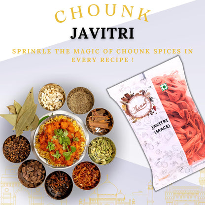 Chounk Spice Javitri 25 gm | Javitri Spices Whole | Premium Japatri - Whole Spices | Mace Indian Spice
