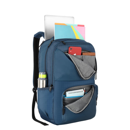 American Tourister Segno 2.0 Polyester Unisex Laptop Backpack (Blue, FR- image 4