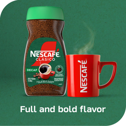 Nescafé Clasico Decaf Coffee, 7.05 oz ℮ 200 g