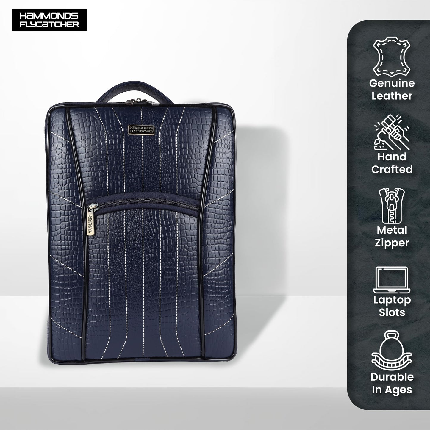 HAMMONDS FLYCATCHER Genuine Leather Laptop Backpack for Men and Women -- image 8