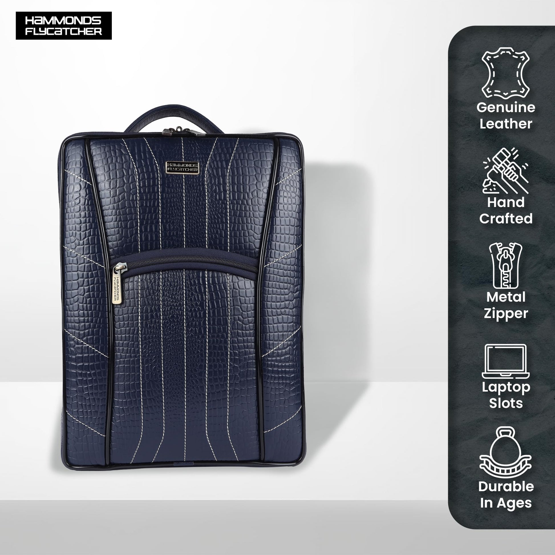 HAMMONDS FLYCATCHER Genuine Leather Laptop Backpack for Men and Women -- image 8