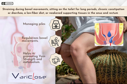 Variclose Vein, Spider Veins - 60 Capsules- image 6