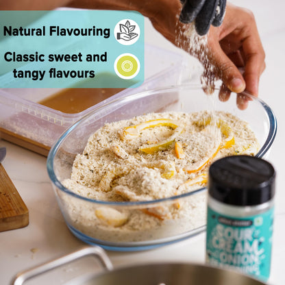 Urban Platter Sour Cream and Onion Seasoning, Perfect for Pop Corn, Pasta, Fries, Dairy-Free, 100 g