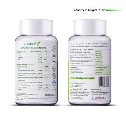 HEALTH VEDA ORGANICS PRIVATE LIMITED Plant Based With Ginkgo Biloba & B- image 8