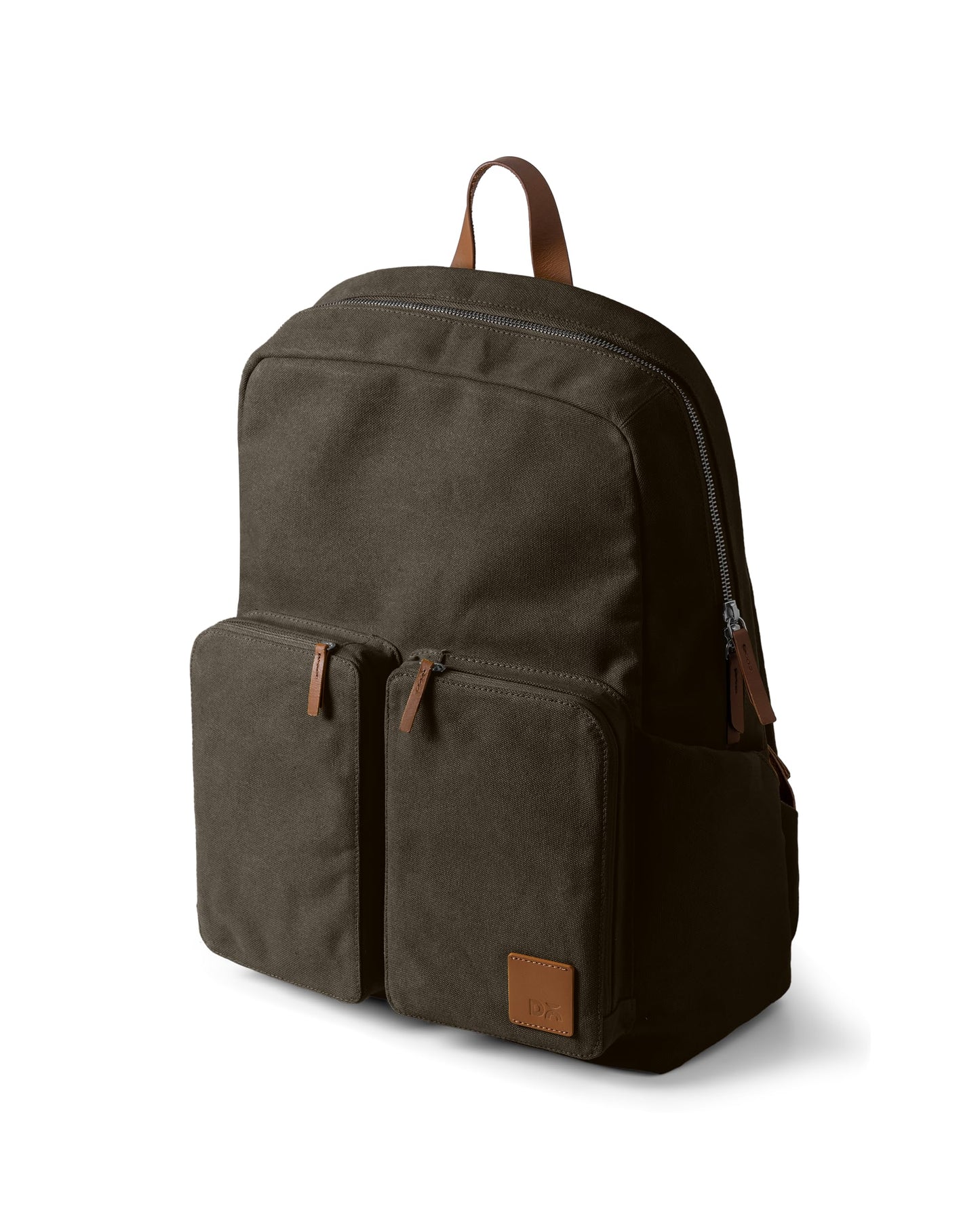 DailyObjects Clove Field Backpack (20L) | Casual Laptop Bag with Luggage Sleeve | Unisex Travel Backpack | Durable Canvas Material | Zippered Compartments with Pockets