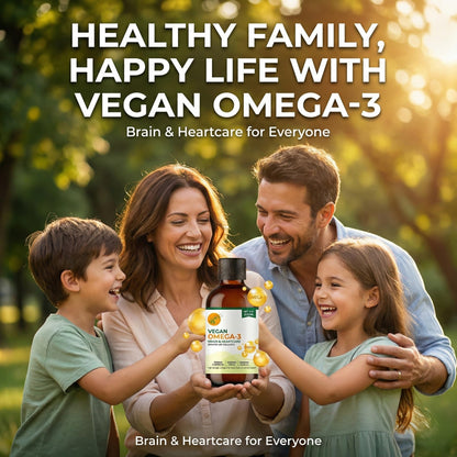 Vegan Omega 3 Oil – Algae Oil Omega with EPA DHA & Astaxanthin | Supplement for Heart, Brain, Eyes, Skin & Joints | High EPA DHA