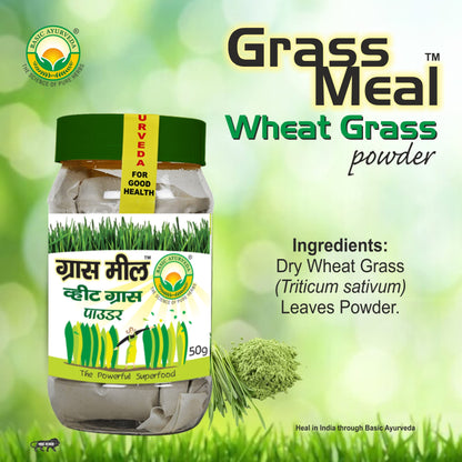 Basic Ayurveda Grass Meal (Wheat Grass Powder) (50 Gram)- image 5