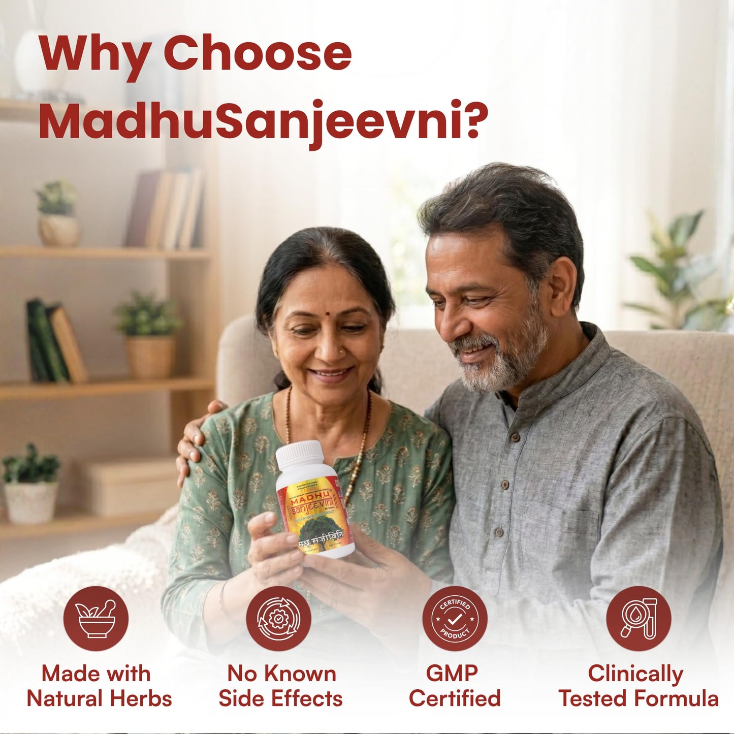 CARAM MadhuSanjeevini Diabetic Care tablets | Controls blood sugar levels with Gudmar, Jamun, Karela, Bael and 24 more | Supports Healthy Insulin Balance | Pure Ayurvedic Product (60 Tablets)