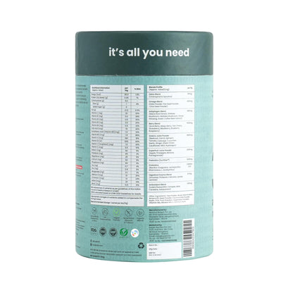 Supply6 360 Ultimate Health Powder for Women & Men | Comprehensive Daily Supplement with 63+Vitamins, Minerals, Probiotics, and Superfoods | Supports Gut Health, Energy, Immunity (30 Servings)