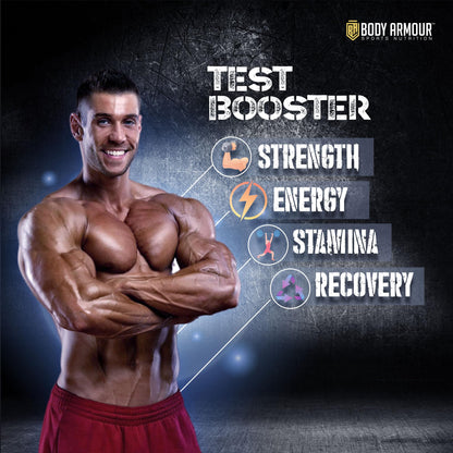 Wellbe Nutrition Body Armour Test Booster (60 Capsules) For Recovery |Strength|Energy Endurance