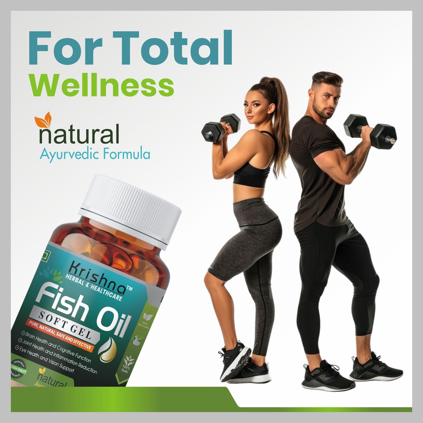 KRISHNA HERBAL & HEALTHCARE FISH OIL SOFTGEL