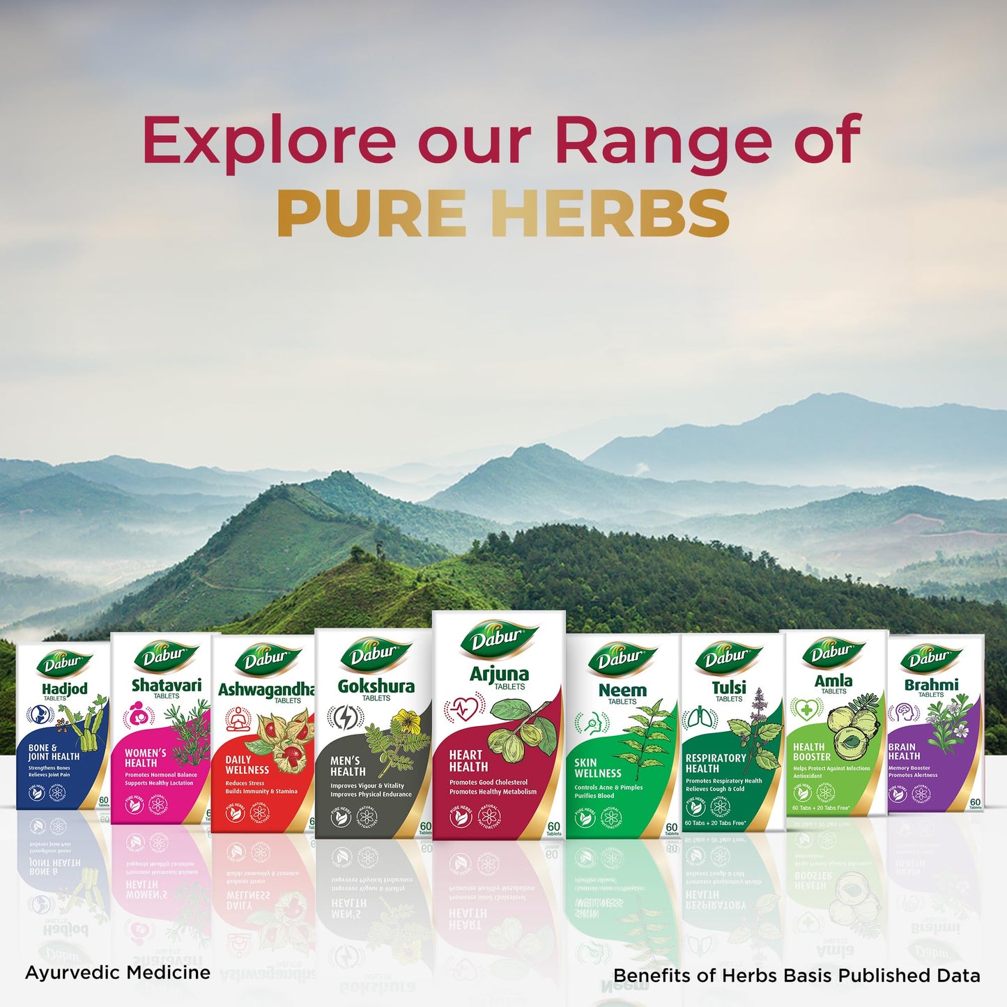 DABUR Arjuna Tablets - 60 Tabs | Promotes Heart Health | Manages Choles- image 2