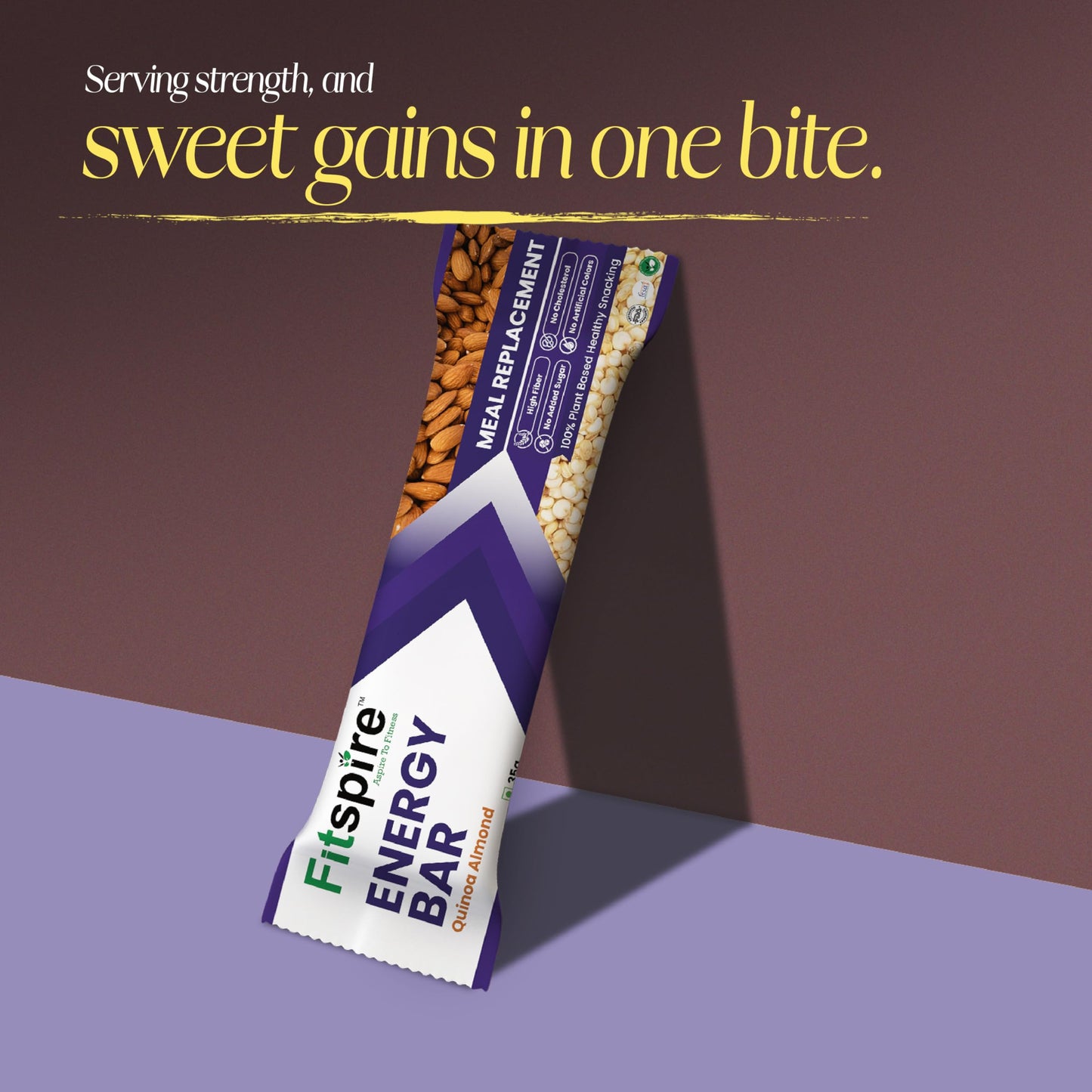 Fitspire Banana Walnut Energy Bar | 21g Protein With Premium Advanced W- image 5