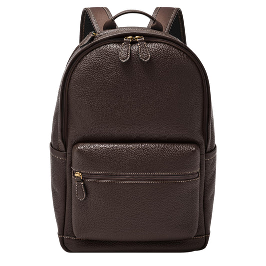 Fossil Men's Buckner Brown Casual Backpack MBG9631203
