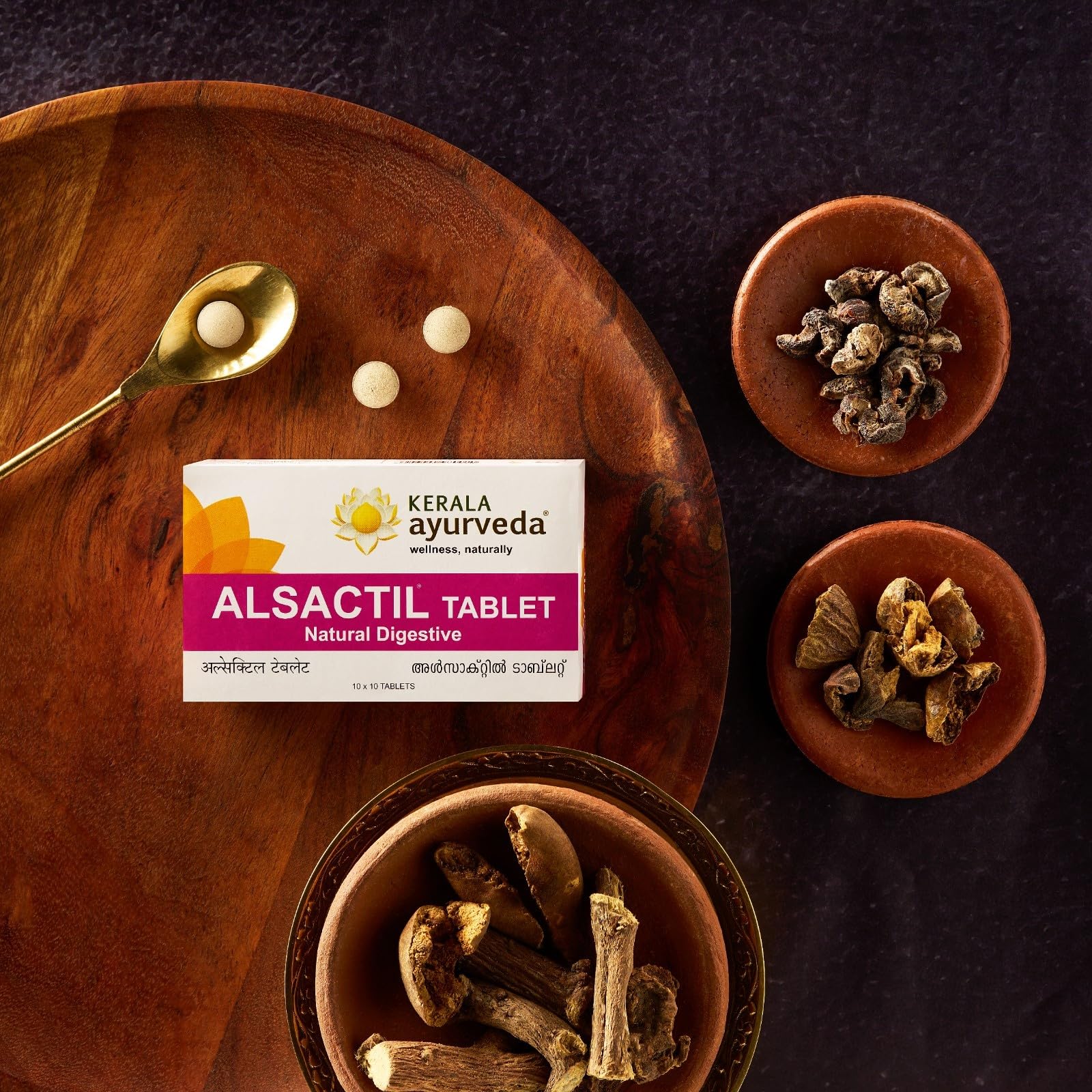 Kerala Ayurveda Alsactil Tablet - 100 Tablets- image 6
