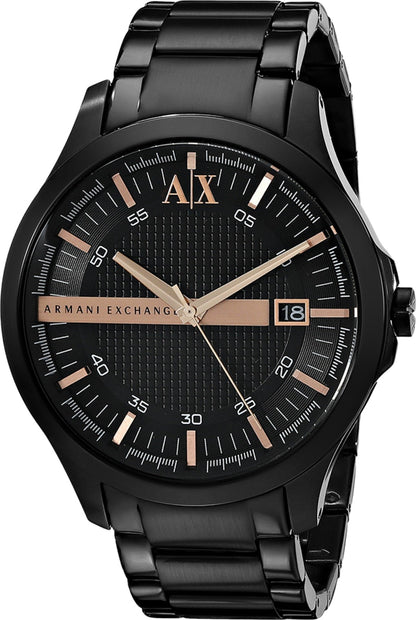 Armani Exchange Stainless Steel Men's Ax2150 Black Analog Watch