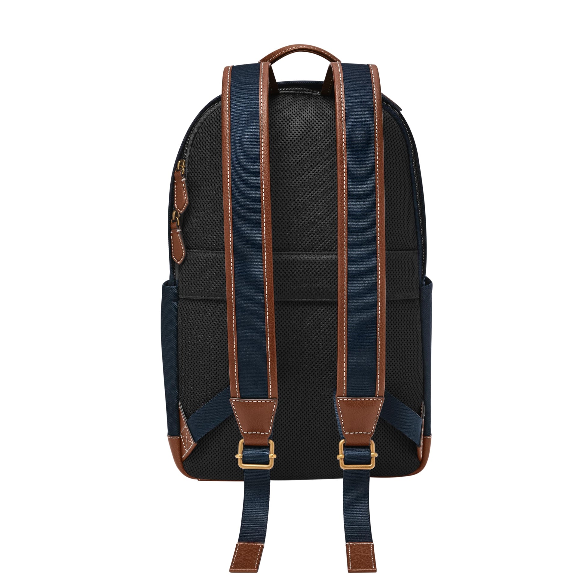 Fossil Men Buckner Navy Blue Casual Backpack Mbg9630400- image 4
