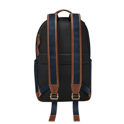 Fossil Men Buckner Navy Blue Casual Backpack Mbg9630400- image 4