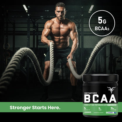 Bolt Bcaa 5000, 30 Servings, Optimal 2:1;1 Ratio For Muscle Recovery Gain & Endurance(Blueberry Blast, 240Gm) - Powder