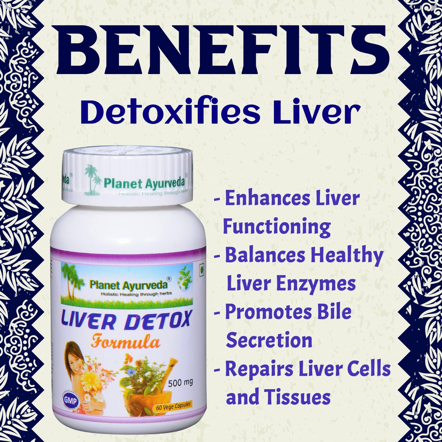 Planet Ayurveda Liver Detox Formula - Natural Liver Detox Supplement, 6- image 3