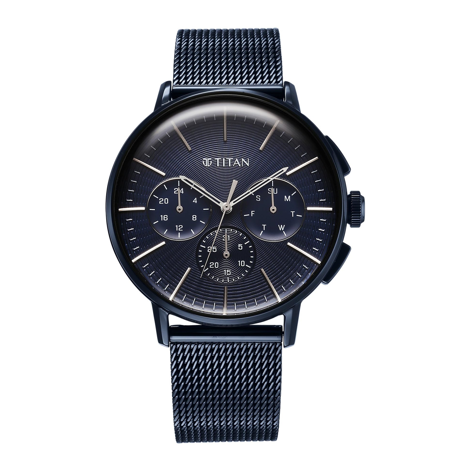 Titan Analog Anthracite Dial Men's Watch-90200QM01