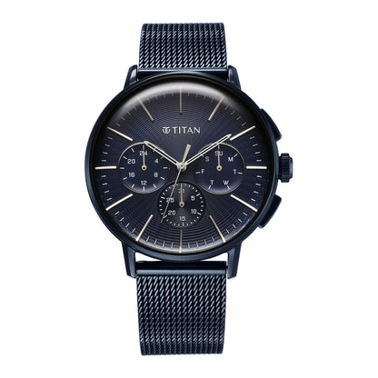 Titan Analog Anthracite Dial Men's Watch-90200QM01