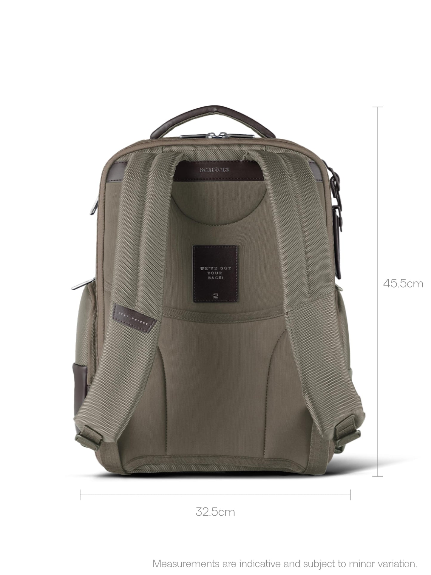 scarters Terminal- 16” Spacious Multi Compartment Backpack Laptop Bag | 24 Litres | (Beige)
