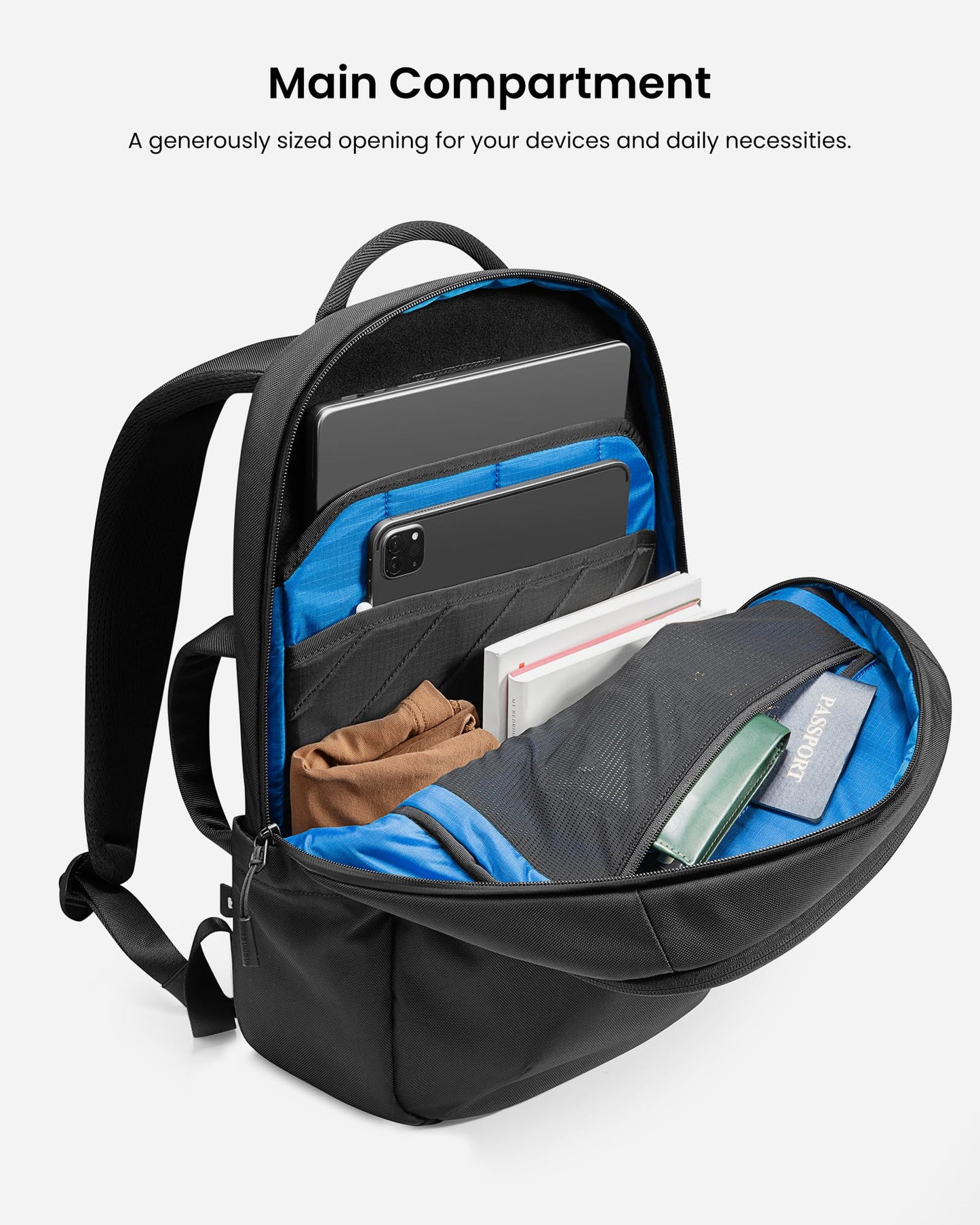 UrbanEX-T65 Laptop Backpack Black 15.6 Inch/20L