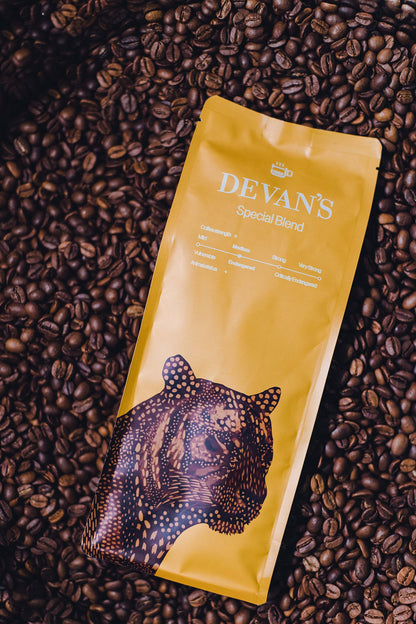 1962 Devan's South Indian Early Bird Special Blend Filter Coffee Beans: Coffee : 100%, (Medium Roast) 500 Gms (Beans), Bag