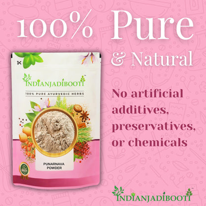 IndianJadiBooti Punarnava Boerhavia Diffusa Powder, 100 Grams Pack- image 4