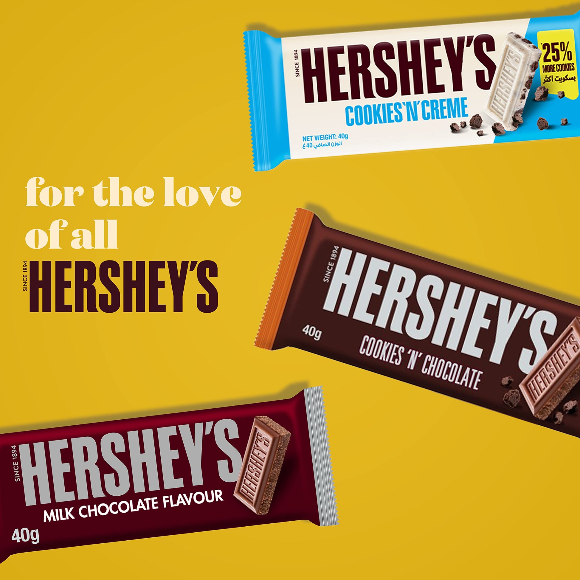 Hershey's Cookies N Chocolate (40 g x Pack of 3)- image 2