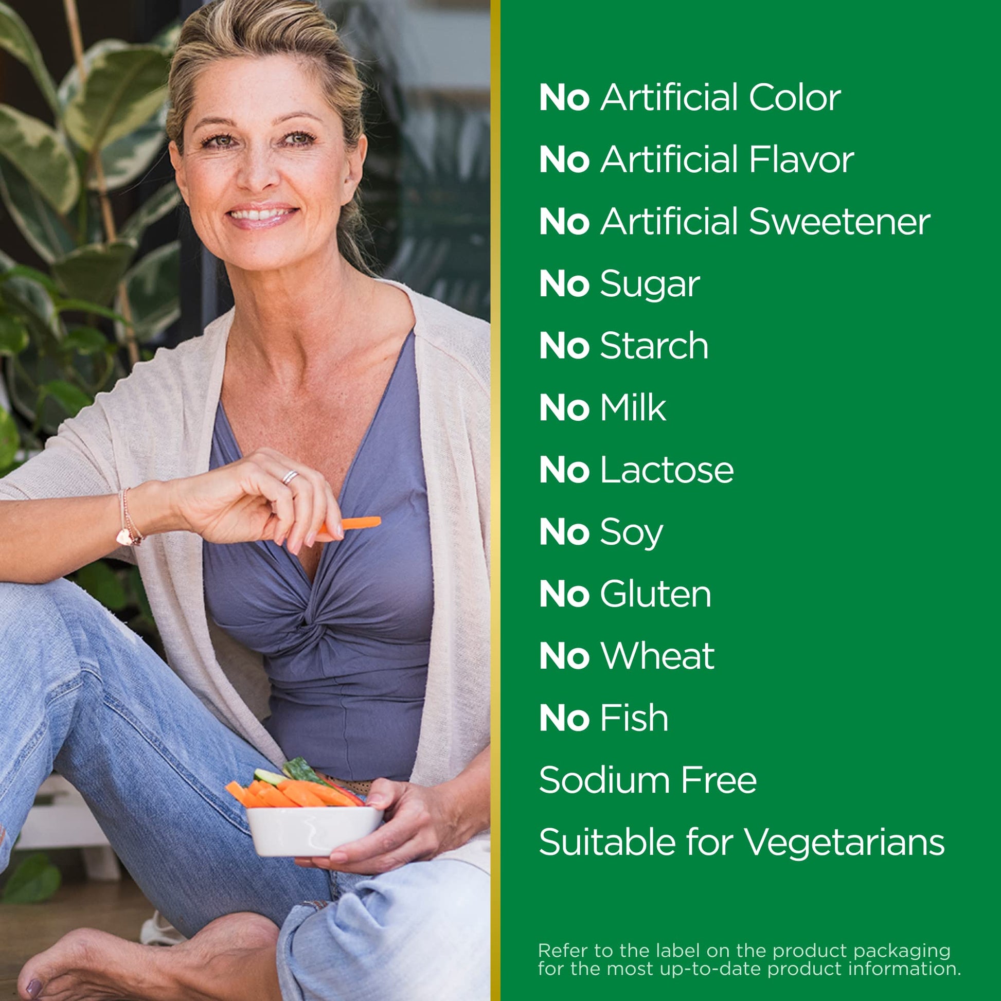 Nature's Bounty Probiotic Acidophilus, 100 Tablets, Pack of 2 (Packagin- image 2