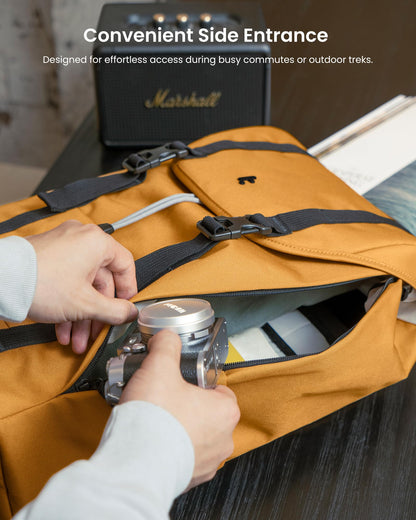 VintPack-TA1 22L Laptop Backpack Yellow