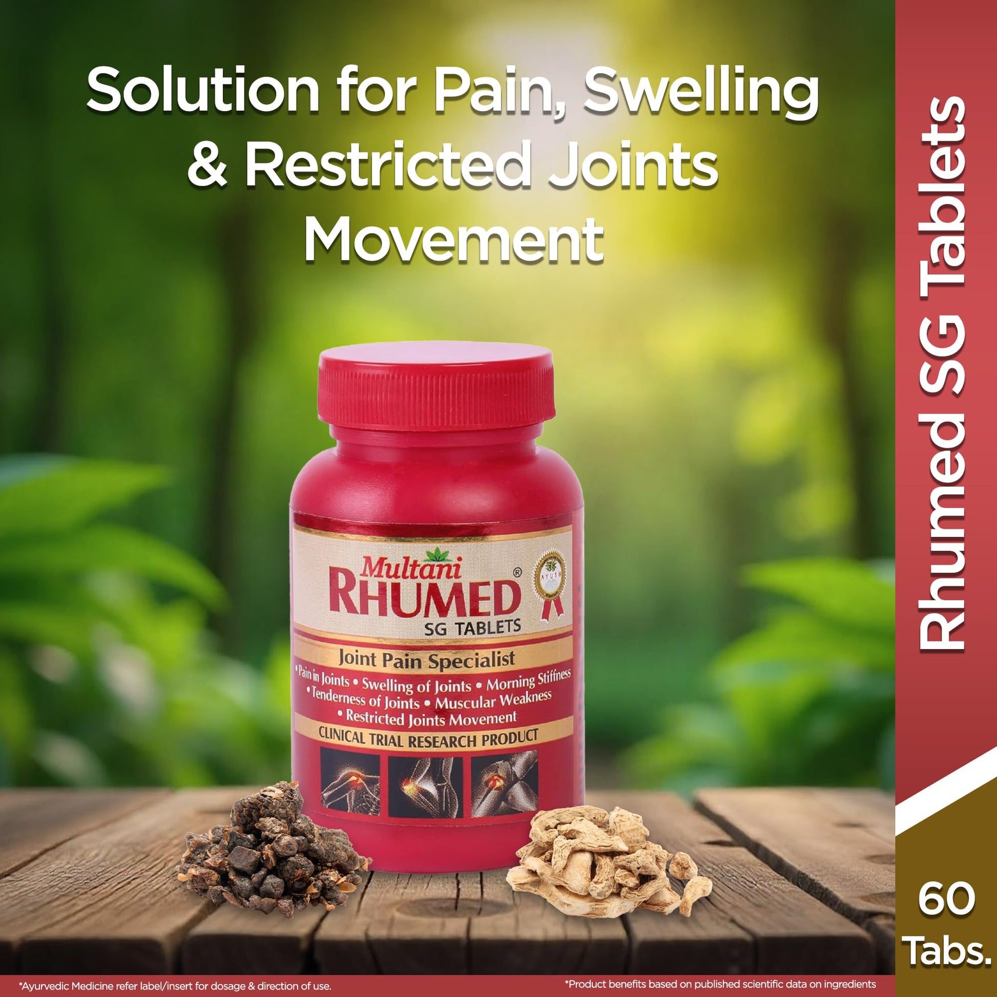 Multani Rhumed SG Tablets - 60 Tablets | Useful In Relief From Pain In- image 8