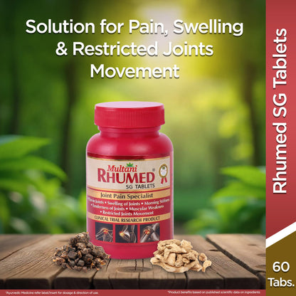 Multani Rhumed SG Tablets - 60 Tablets | Useful In Relief From Pain In- image 8
