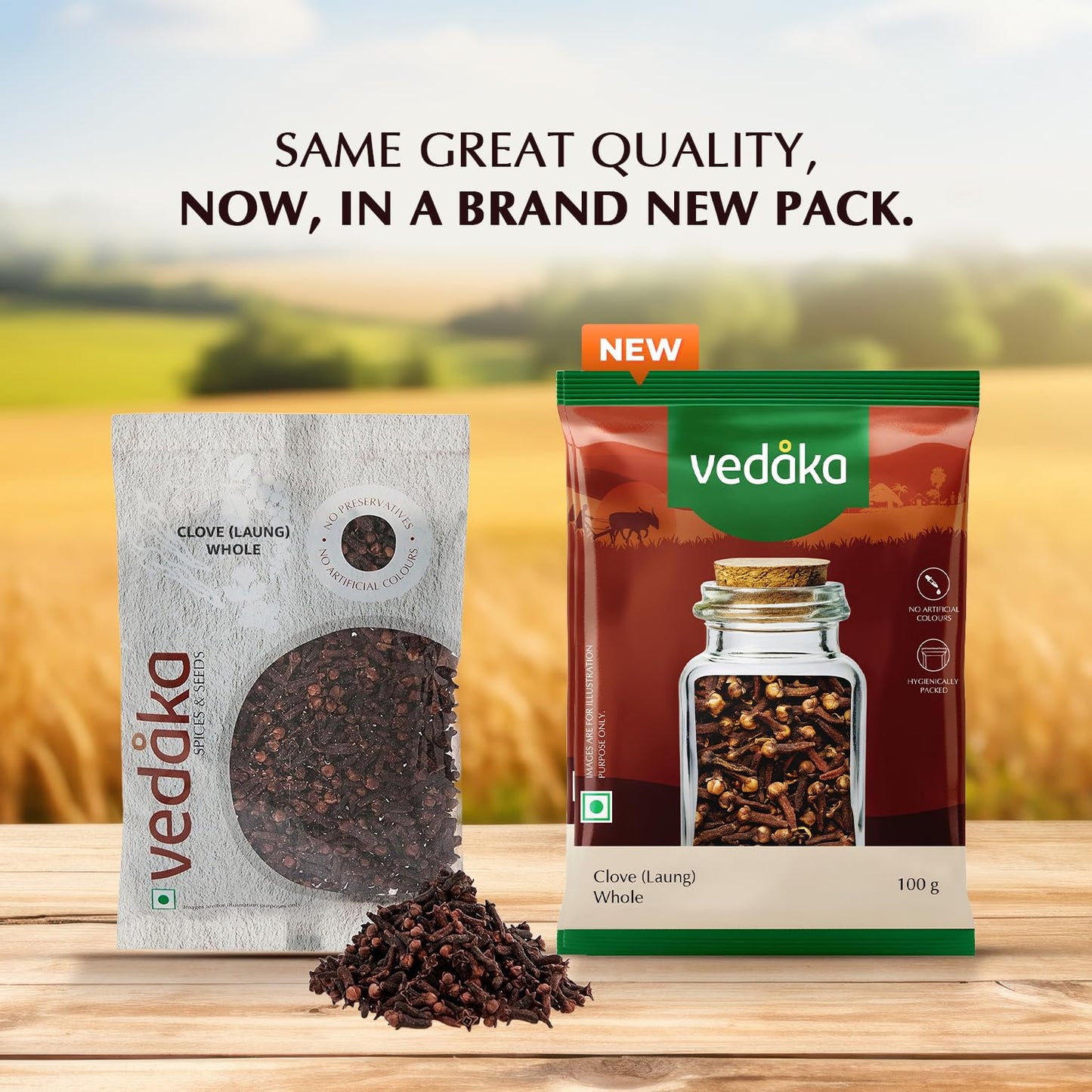 Amazon Brand - Vedaka Clove (Laung), 100g