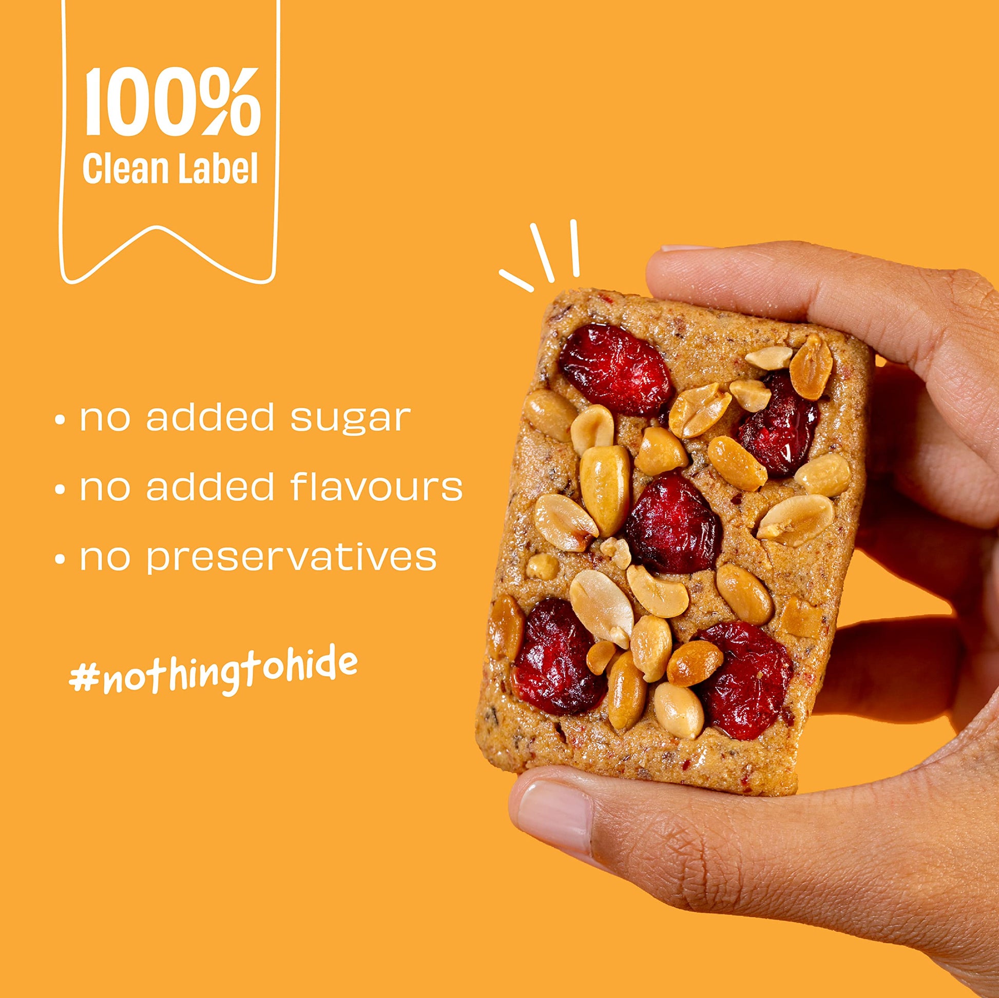 The Whole Truth - Protein Bars | Peanut Butter | Pack of 6 x 52g each |- image 4