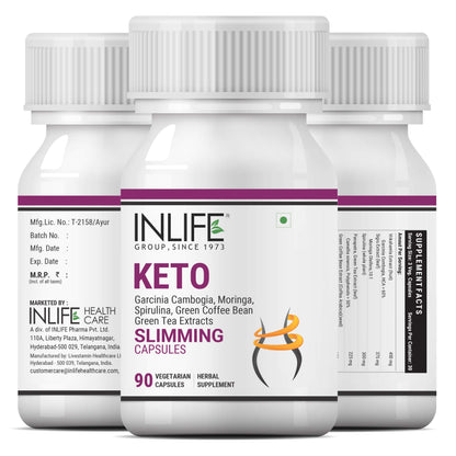 INLIFE Keto Slimming Capsules | Extracts - Garcinia Cambogia, Green Cof- image 3