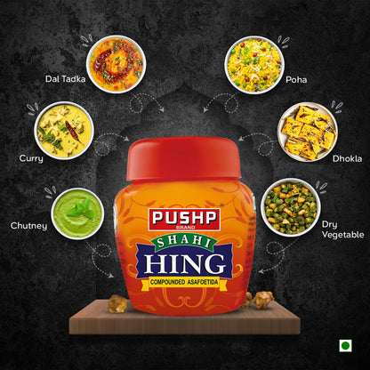 Pushp Shahi Hing | 100g | India's Strongest Hing Powder | Pure Asafoetida | Quality Blend | No Preservatives