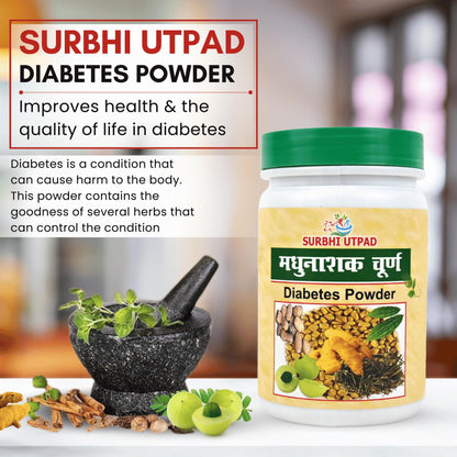 SURBHI UTPAD Karela Jamun Ayurvedic Diabetic Detox Powder with 10 Herbs- image 5