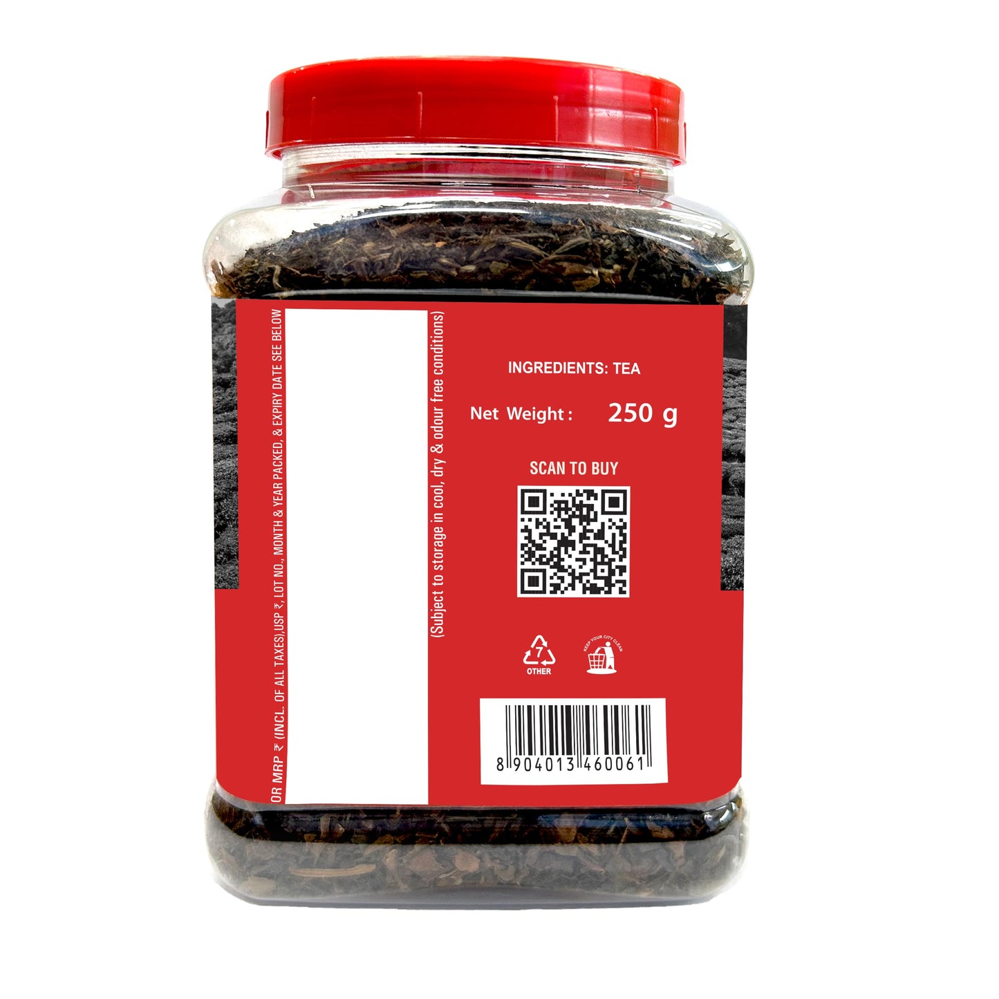GOODRICKE Roasted Darjeeling Tea Jar – 250 g | Flavoury Golden Orange Pekoe | 100% Pure & Natural Darjeeling | Premium Loose Leaf Black | Rich Aroma & Long-Lasting Aftertaste