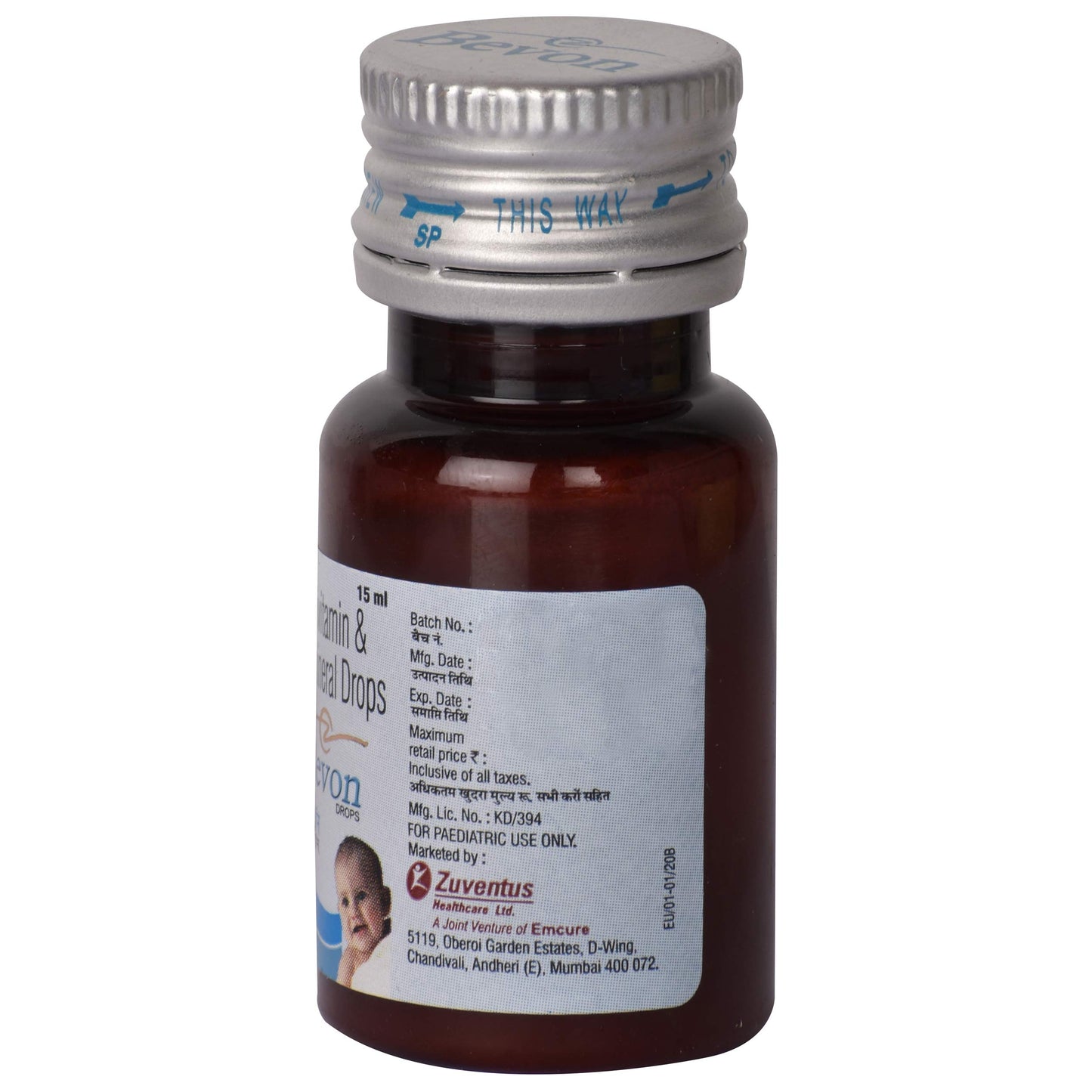 Bevon - Bottle of 15 ml Drops