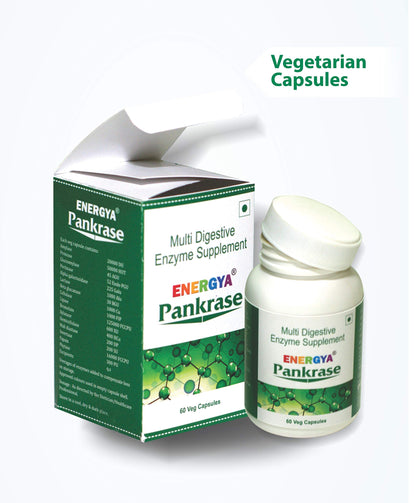 PANKRASE Multidigestive Enzyme Supplement | 12 Broad Spectrum Enzymes for Digestive Health | Relieves Gas & Bloating | Supports Nutrient Absorption & IBS Symptoms | 30 Caps