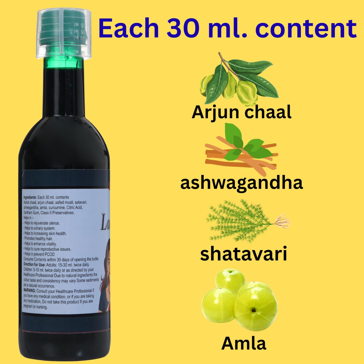 SARASVI AYURVEDA Ayurvedic Women Care Juice Combo | She care Herbal Wellness Drink for woman Daily Care Supplement for Feminine Wellness & General Well-Being | Supports Active Lifestyle, Hair & Skin Care | Each 1000 ml | Pack of 2
