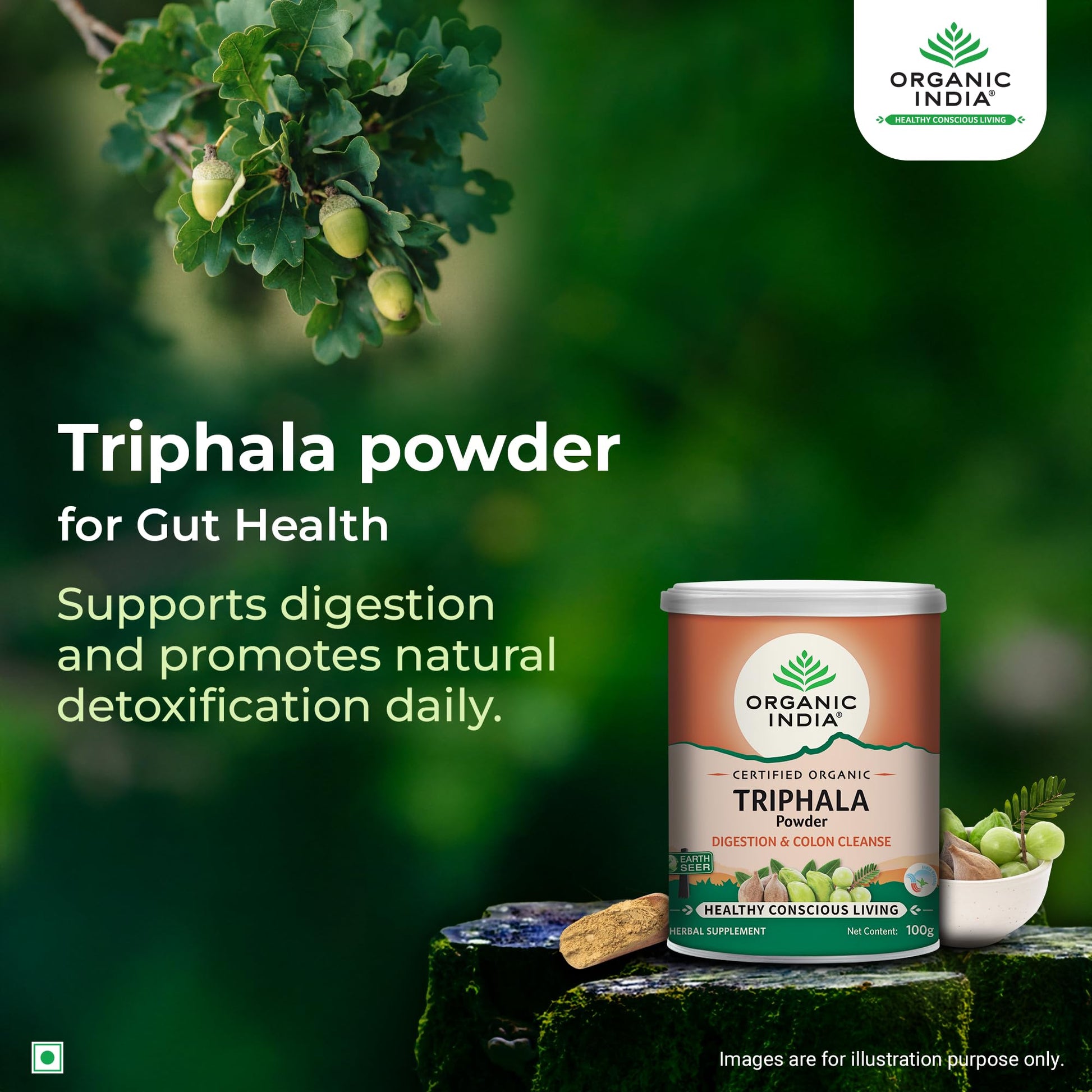 A TATA Product - Organic India Triphala Powder - 100g, Supports Immune- image 4