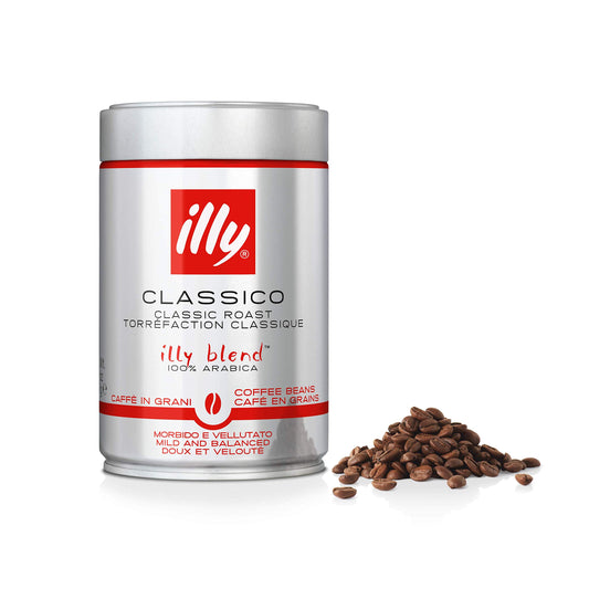 Illy Regular Coffee Beans, 250 Gram, Can, Vegetarian