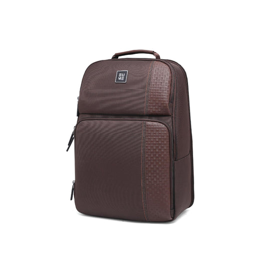 EUME Premium 15.6 in Laptop bags for Men & Women Office Use | Stylish Backpack Bag | Spacious Backpack for Travelling | 24L Zenith Brown