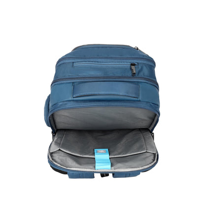 American Tourister Segno 2.0 Polyester Unisex Laptop Backpack (Blue, FR- image 3